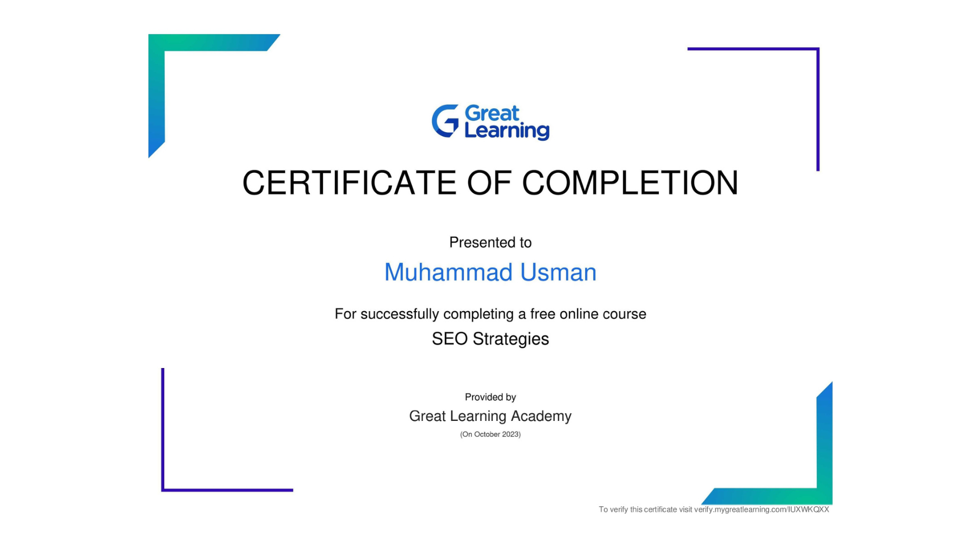 Certificate 5